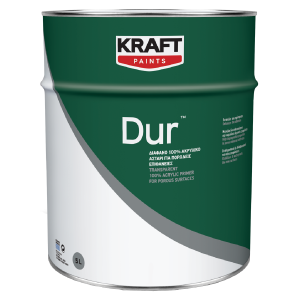 Grund acrilic transparent, pe bază de solvent, pentru suprafețe poroase – KRAFT Dur™